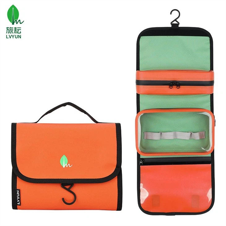 Orange waterproof washing bag